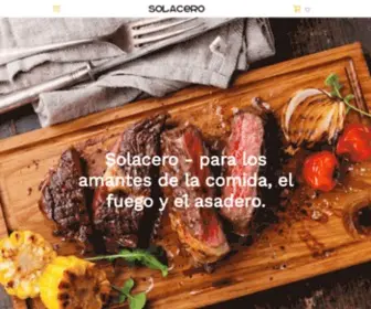 Solacero.com(Solacero, Asadores y Acero, México) Screenshot