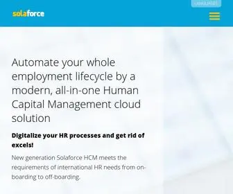Solaforce.com(Human Capital Management for all needs) Screenshot