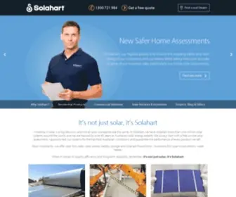Solahart.com.au(Solahart Solar Hot Water) Screenshot