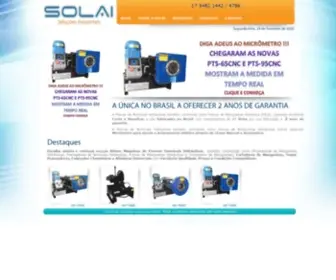 Solaiautomacao.com.br(Prensa de Mangueiras Hidráulicas) Screenshot