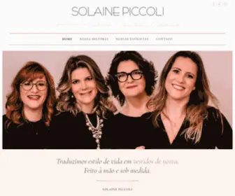 Solainepiccoli.com.br(Traduzimos estilo de vida em vestidos de noiva) Screenshot