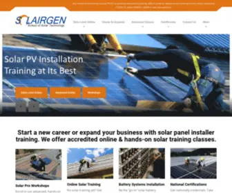 Solairgen.com(Solar Training) Screenshot