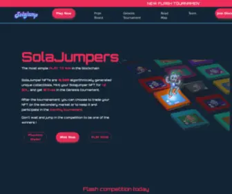 Solajump.com(SolaJump NFT Game) Screenshot