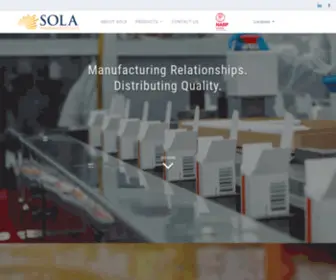 Solameds.us(SOLA Pharmaceuticals) Screenshot