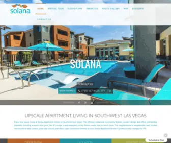 Solanaapthomes.com(Apartments in Las Vegas For Rent) Screenshot