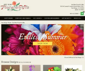 Solanabeachflorist.com(San Diego Florist) Screenshot