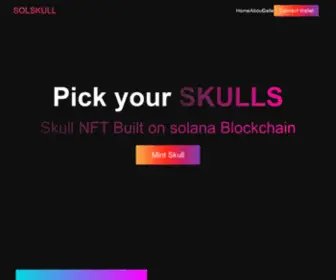 Solanaskull.com(SolSkull) Screenshot