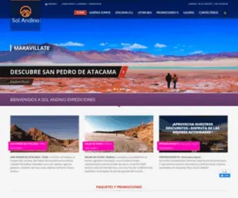 Solandinoexpediciones.cl(San Pedro de Atacama) Screenshot