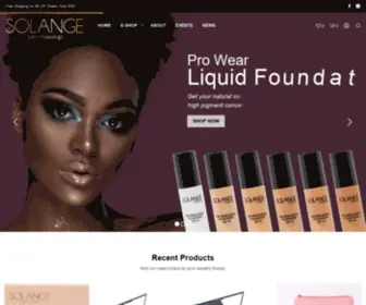 Solangepromakeup.com(Professional Makeup) Screenshot