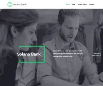 Solanobank.com(What is DNS) Screenshot