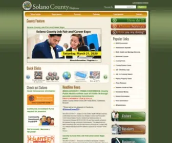 Solanocounty.com(Solano county) Screenshot