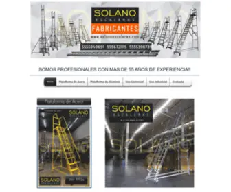 Solanoescaleras.com(México) Screenshot