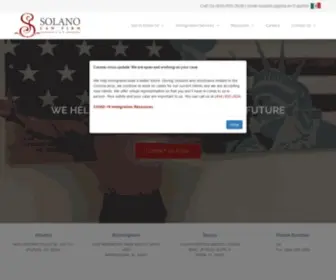 Solanofirm.com(Doraville Immigration Lawyer) Screenshot