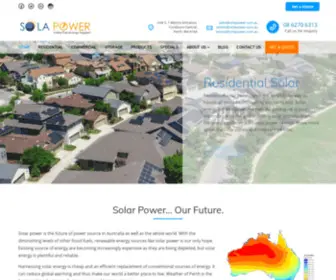 Solapower.com.au(Sola Power) Screenshot