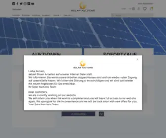 Solar-Auctions.com(Dokument verschoben) Screenshot