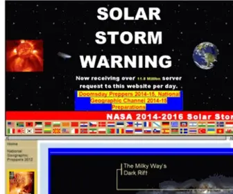 Solar-Storm-Warning.com(SOLAR STORM WARNING) Screenshot