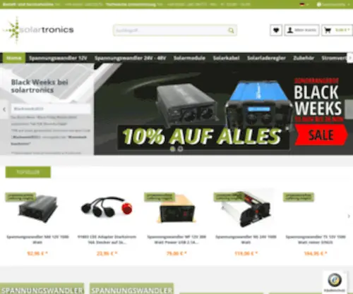 Solar-Tronics.de(Spannungswandler 12V) Screenshot