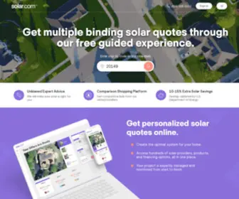 Solar.com(Get Binding Solar Quotes Online) Screenshot