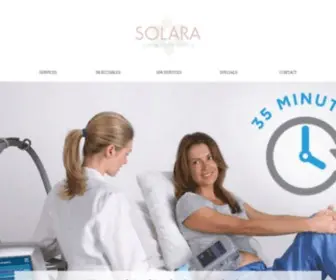 Solaralaser.com(Solara Skin and Laser Services) Screenshot