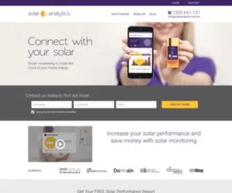 Solaranalytics.com.au(Solar Analytics Monitoring) Screenshot