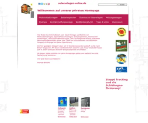 Solaranlagen-Online.de(Ausfälle) Screenshot