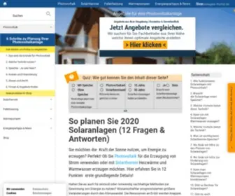 Solaranlagen-Portal.de(So planen Sie 2020 Solaranlagen (12 Fragen & Antworten)) Screenshot