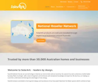 Solarark.com.au(Solar Hot Water Systems Supplier in Australia) Screenshot