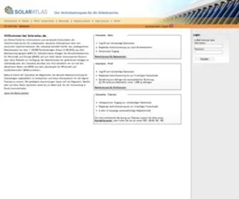Solaratlas.de(Startseite) Screenshot