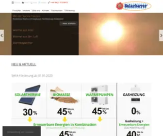 Solarbayer.de(Wärmepumpen) Screenshot