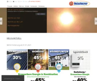 Solarbayer.net(Wärmepumpen) Screenshot