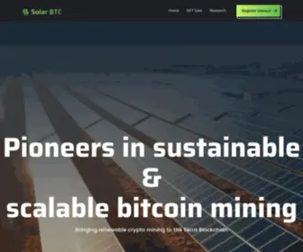 Solarbtc.io(Solar BTC) Screenshot