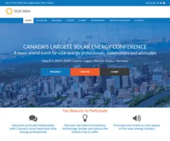 Solarcanadaconference.ca(Electricity Transformation Canada) Screenshot