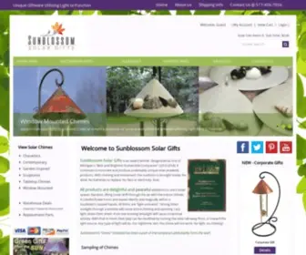 Solarchime.com(Sunblossom Solar Gifts) Screenshot