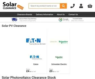 Solarclearance.co.uk(Clearance Solar PV Stock) Screenshot