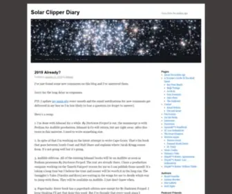 Solarclipper.com(Solar Clipper Diary) Screenshot