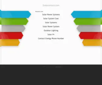 Solarcontact.com(Solar Energy) Screenshot