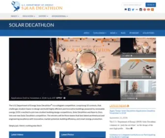Solardecathlon.gov(The U.S. Department of Energy Solar Decathlon) Screenshot