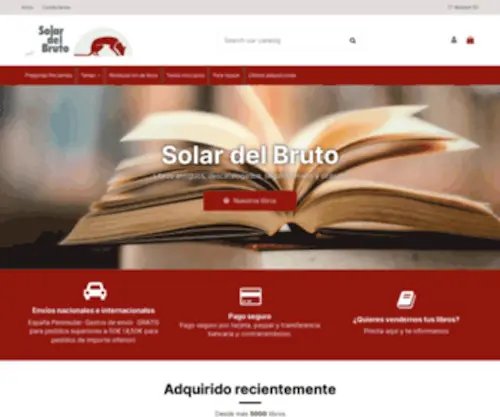 Solardelbruto.com(Librería) Screenshot