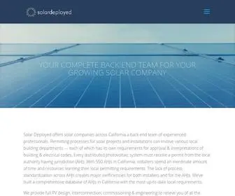 Solardeployed.com(Solar Deployed LLC) Screenshot