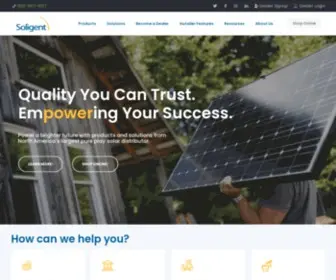 Solardepot.com(Solar Energy Distributor) Screenshot
