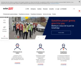 Solaredge.fr(Un leader mondial de l'énergie intelligente) Screenshot
