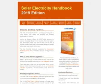 Solarelectricityhandbook.com(The Solar Electricity Handbook) Screenshot