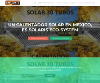 Solaresenmexico.com(Calentadores Solares En México) Screenshot