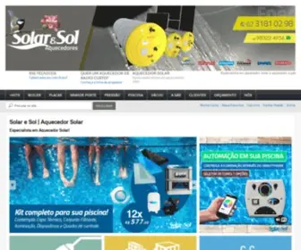 Solaresol.com.br(Aquecedor Solar) Screenshot