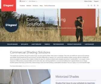 Solarfective.com(Commercial Shading Solutions for Control of Natural Light) Screenshot