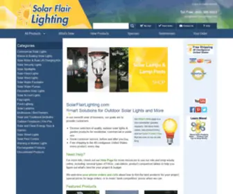 Solarflairlighting.com(Solar Flair Lighting) Screenshot