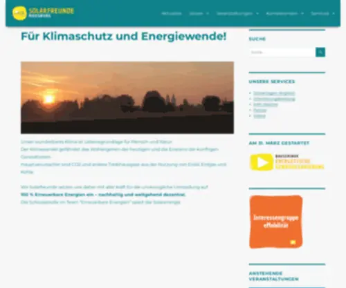 Solarfreunde-Moosburg.de(Solarfreunde Moosburg e.V) Screenshot