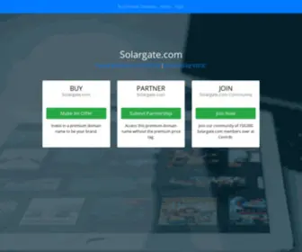 Solargate.com(The Best Place To Find Solar Gate) Screenshot