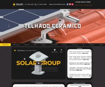 Solargroup.com.br(Estrutura para painel solar fotovotaico) Screenshot