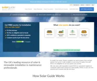 Solarguide.co.uk(Solar Guide) Screenshot